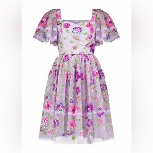 JessaKae Floral Mini Dress - Purple and Pink